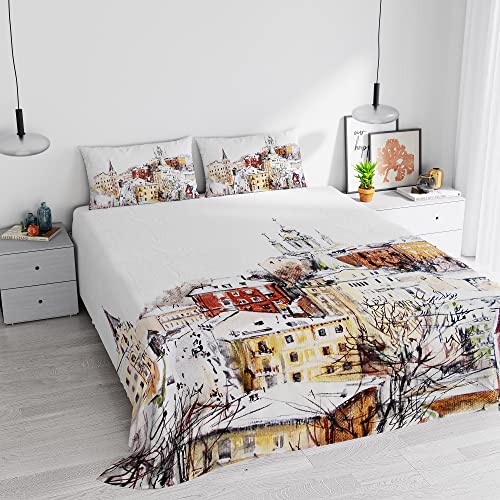 100% Baumwolle Bettwäsche Set, SOGNI D’AUTORE, SD-33, Doppelte von Italian Bed Linen