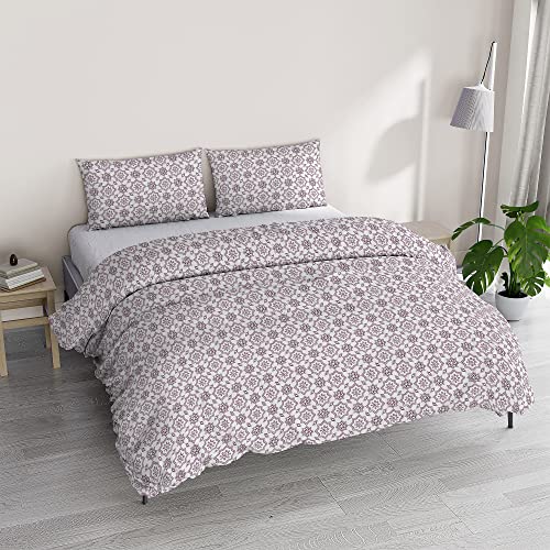 Athena Bettwäsche-Set Made in Italy, Doppelbett, Dora Rosa von Italian Bed Linen