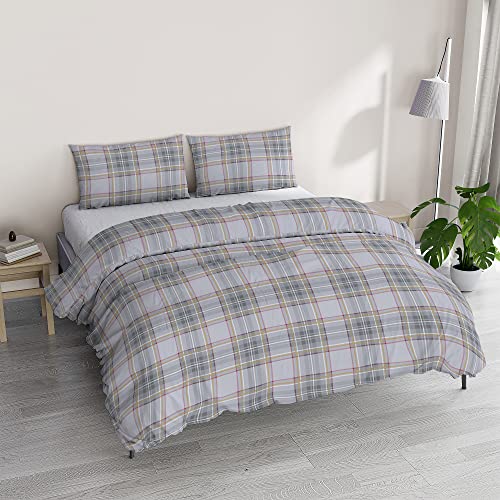 Athena Bettwäsche-Set Made in Italy, Doppelbett EDI rot/gelb von Italian Bed Linen