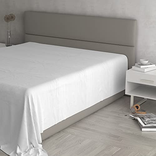 Bettlaken Max Color 100% Baumwolle, Weiß, Maxy Doppelbett von Italian Bed Linen