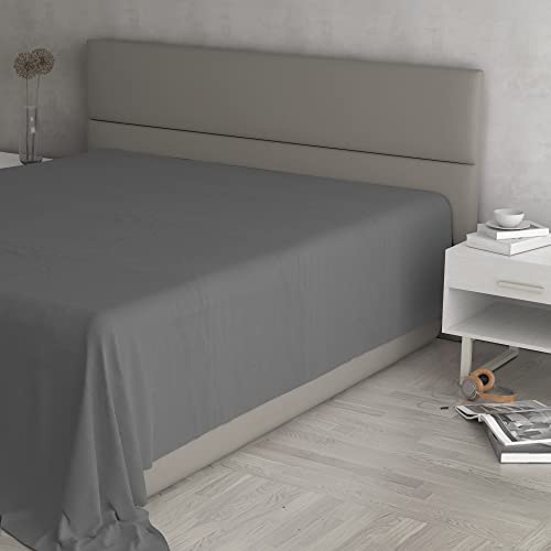 Bettlaken Max Color 100% Baumwolle, dunkelgrau, Doppelbett Maxy von Italian Bed Linen