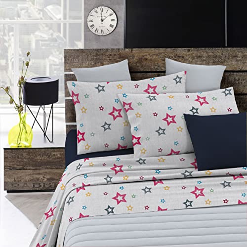 Italian Bed Linen, "Fashion Bettwäsche-Set, Superstar, Einzelbett von Italian Bed Linen