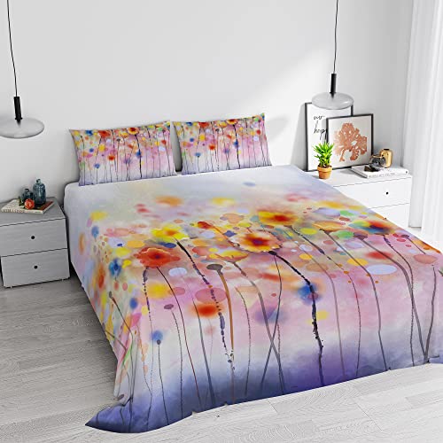 Bettwäsche-Set mit Digitaldruck, Motiv: Träume des Autoren, vollständige Abdeckung, hergestellt in Italien, Doppelbett, 46 von Italian Bed Linen