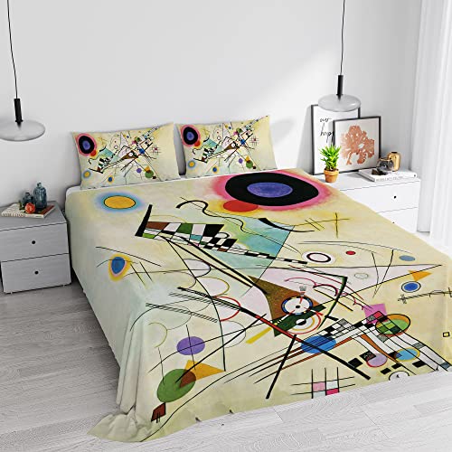 Bettwäsche-Set mit Digitaldruck, Motiv: Träume des Autoren, vollständige Abdeckung, hergestellt in Italien, Doppelbett, 61 von Italian Bed Linen
