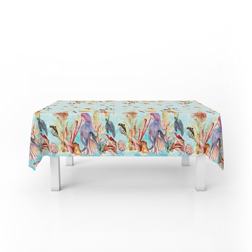 Schmutzabweisende Tischdecke Made in Italy, MARE DI Corallo, 150 cm von Italian Bed Linen