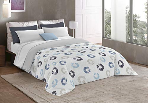 Italian Bed Linen Basic Gedruckte Wintersteppdecke, Doppelt, blow von Italian Bed Linen