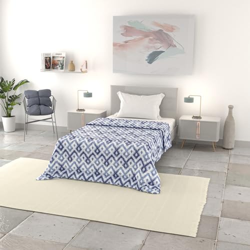 Italian Bed Linen Basic Sommer Steppdecke, Bedruckte mikrofaser, 160x240cm, Rombi von Italian Bed Linen