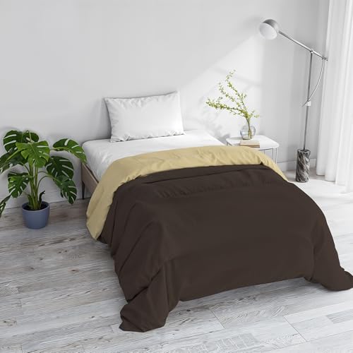 Italian Bed Linen Basic Wintersteppdecke einfarbig und gepolstert, Braun/Creme, 160x245cm Italian Bed Linen Basic Wintersteppdecke einfarbig und gepolstert, Braun/Creme, 160x245cm von Italian Bed Linen