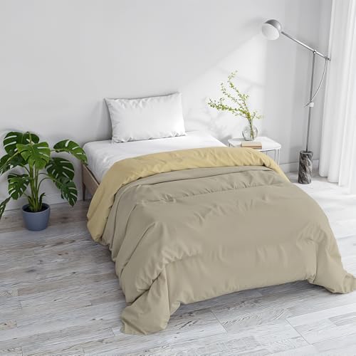 Italian Bed Linen Basic Wintersteppdecke einfarbig und gepolstert, Taupe/Creme, 200x245cm Italian Bed Linen Basic Wintersteppdecke einfarbig und gepolstert, Taupe/Creme, 200x245cm von Italian Bed Linen