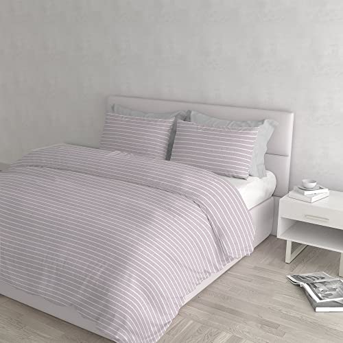 Italian Bed Linen Federbettbezug Baumwolle Athena, Doppelte, Clara ROSA von Italian Bed Linen