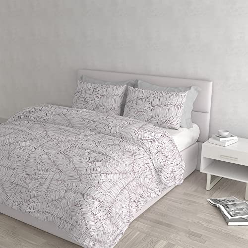 Italian Bed Linen Federbettbezug Baumwolle Athena, Doppelte, Jane ROSA von Italian Bed Linen