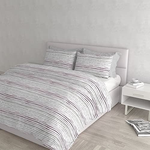 Italian Bed Linen Federbettbezug Baumwolle Athena, Doppelte, Sofia ROSA von Italian Bed Linen
