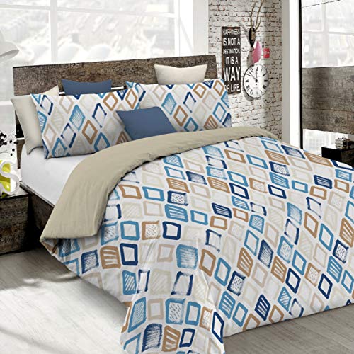 Italian Bed Linen, Fashion Bettbezug Set, Mikrofaser, Jolly, Doppelbett von Italian Bed Linen