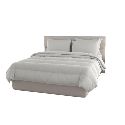 Italian Bed Linen Prestige 4 Stagioni 4 Jahreszeiten Steppdecke weiß, 100% Mikrofaser, 250x200cm von Italian Bed Linen
