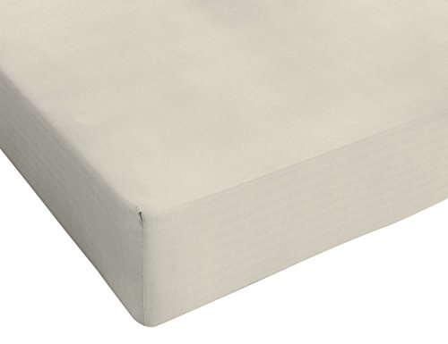 Max color Betttuch 25cm Ecke, 100% Baumwolle, Creme, kleine Doppelte von Italian Bed Linen