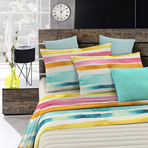 Italian Bed Linen, Fashion Bettwäsche-Set, Mikrofaser, Fez, Einzelbett von Italian Bed Linen