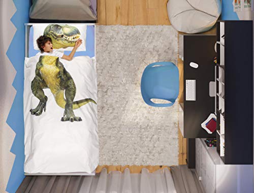 Italian Bed Linen Bettdeckenbezug-Set Digital Kids, Rex, Einzeln von Italian Bed Linen