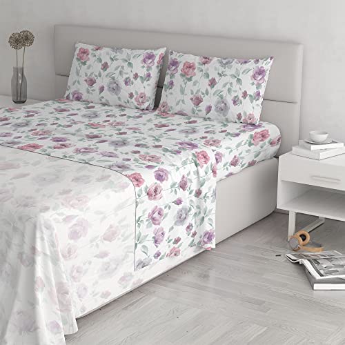 Italian Bed Linen Bettwäsche -Set Baumwolle Athena, Doppelte, Grazia ROSA von Italian Bed Linen