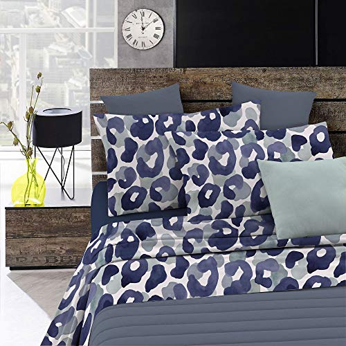 Italian Bed Linen, Fashion Bettwäsche-Set, Microfiber, Wild, Kleines Doppelbett von Italian Bed Linen