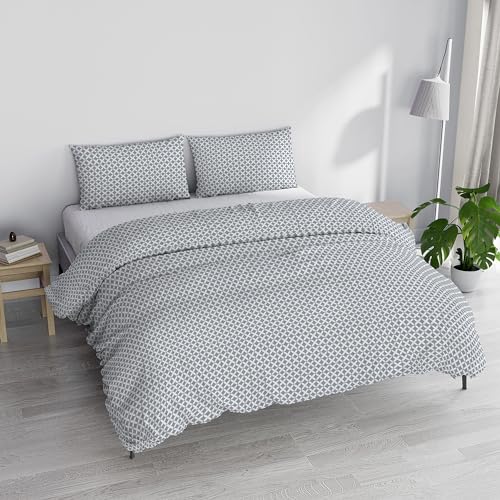 Italian Bed Linen Bettwäsche-Set Maiden, Grau, für Doppelbett von Italian Bed Linen