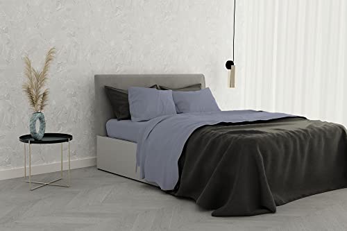 Italian Bed Linen Bettwäsche -Set Satin Stripes von Italian Bed Linen