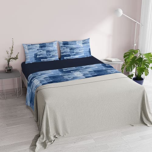 Italian Bed Linen Bettwäsche-Set aus 100% Mikrofaser Fantasy, Paint, Doppelbett von Italian Bed Linen
