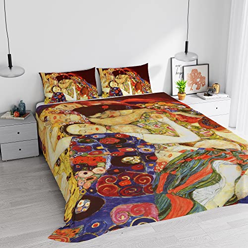 Italian Bed Linen Bettwäsche-Set mit Digitaldruck, 100% Baumwolle, SD-58, Doppelbett von Italian Bed Linen