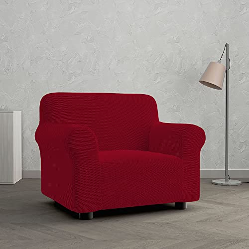 Italian Bed Linen Bezug Sofa ausziehbar, Bordeaux 1 Platz von Italian Bed Linen