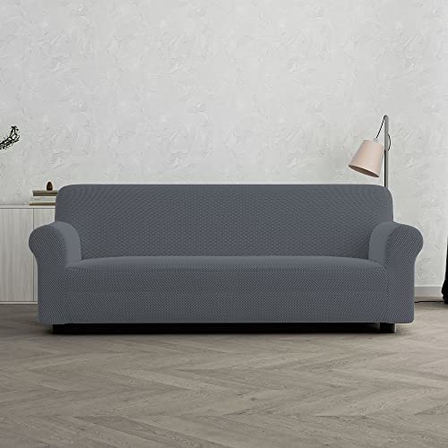 Italian Bed Linen Bezug Sofa ausziehbar, Dunkelgrau 3 Plätze von Italian Bed Linen
