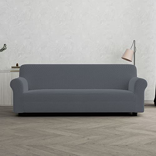 Italian Bed Linen Bezug Sofa ausziehbar, Dunkelgrau 3 Plätze von Italian Bed Linen