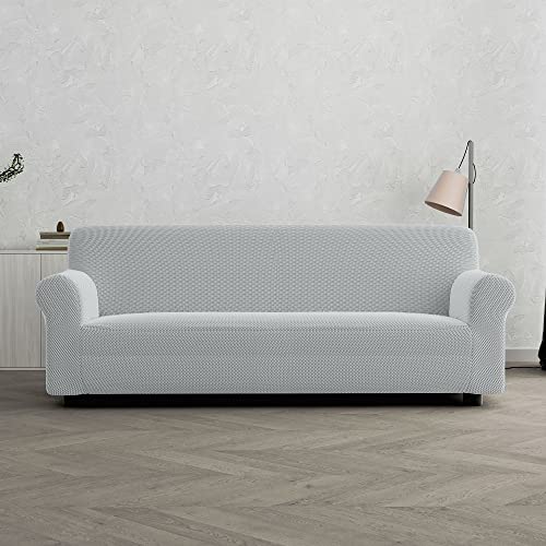 Italian Bed Linen Bezug Sofa ausziehbar, Hellgrau 3 Plätze von Italian Bed Linen