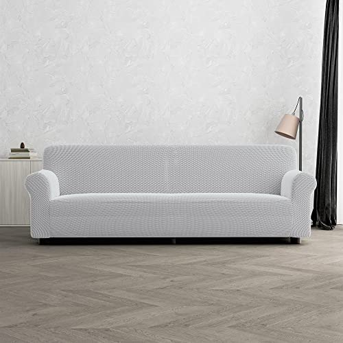 Italian Bed Linen Bezug Sofa ausziehbar, Hellgrau 4 Plätze von Italian Bed Linen
