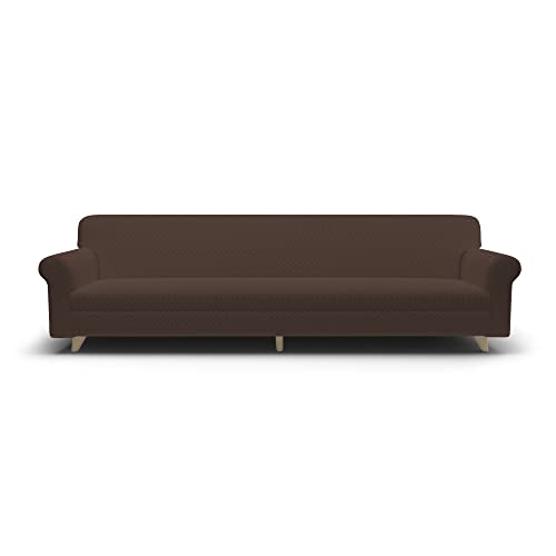 Italian Bed Linen Bezug Sofa ausziehbar Fashionable, Braun 4 Plätze von Italian Bed Linen