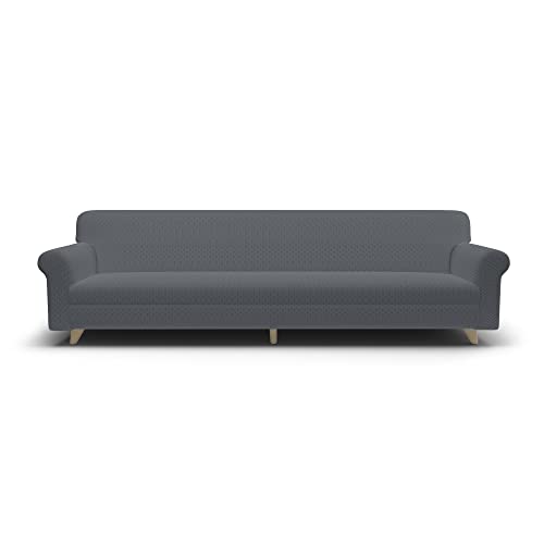 Italian Bed Linen Bezug Sofa ausziehbar Fashionable, Dunkelgrau 4 Plätze von Italian Bed Linen
