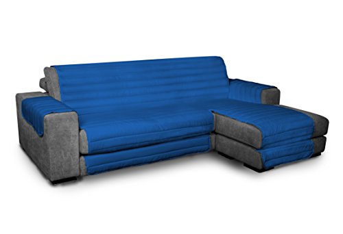 Italian Bed Linen CDDX 290 Elegant Couchüberzüge, royal blau 290cm +chaiselongue, Microfiber von Italian Bed Linen