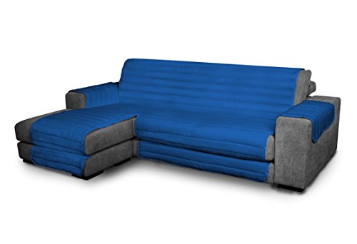 Italian Bed Linen Elegant Couchüberzüge, royal blau 240cm +chaiselongue, 100% Mikrofaser von Elegant
