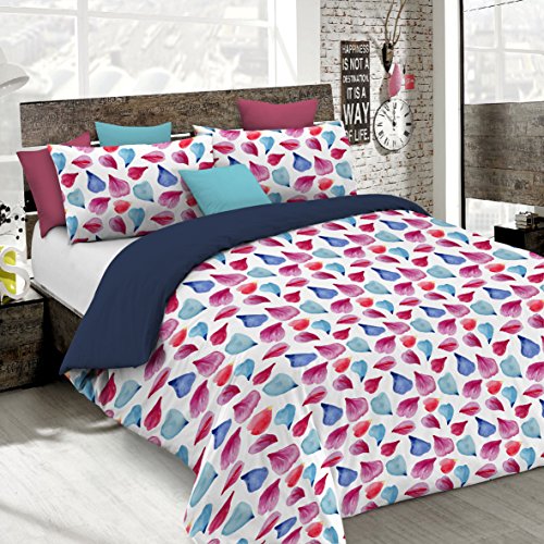 Italian Bed Linen Fantasy Bettbezug, Petali, Doppelte von Italian Bed Linen