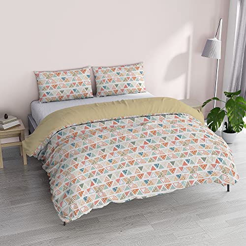 Italian Bed Linen Fantasy Bettwäsche-Set aus Mikrofaser, Different, für Doppelbett von Italian Bed Linen