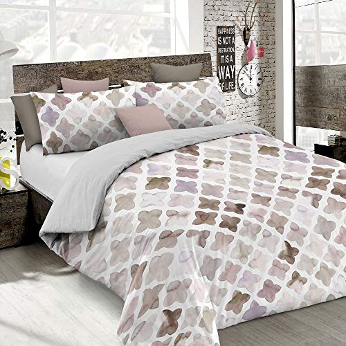 Italian Bed Linen, "Fashion Bettbezug Set, Kleines Doppelbett, Florence von Italian Bed Linen