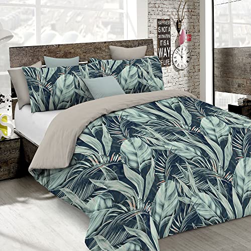 Italian Bed Linen, Fashion Bettbezug Set, Mikrofaser, Tropical, Einzelbett von Italian Bed Linen