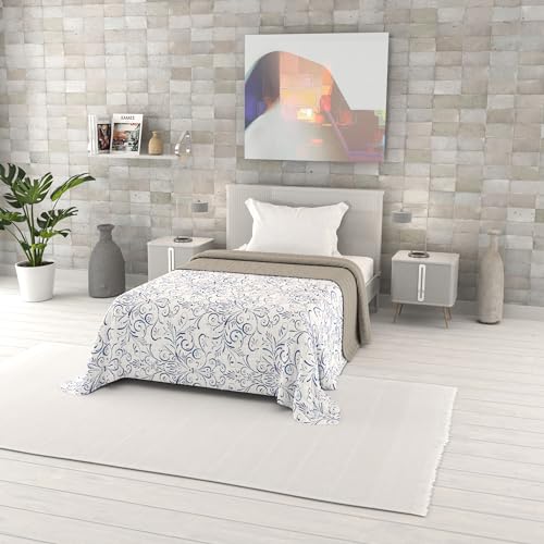 Italian Bed Linen Gedruckt Sommer steppdecke Fantasy, Polyester Füllung, Ornato Tex, 220x270cm von Italian Bed Linen