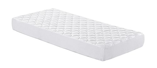 Italian Bed Linen Gesteppte Matratzenauflage, Weiß, französisches Bett von Italian Bed Linen