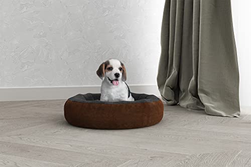 Italian Bed Linen Hundehütte für Tiere Sweety, Braun, 48x48cm von Italian Bed Linen