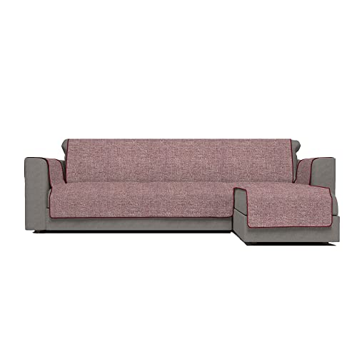 Komfort-Antigleiten-Sofa-Decke mit chaiselongue,190cm, bordeaux von Italian Bed Linen