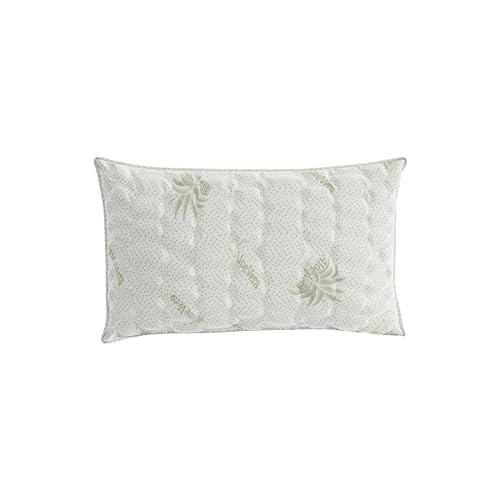 Italian Bed Linen Kissen, Polyester, Aloe, 45x75cm von Italian Bed Linen