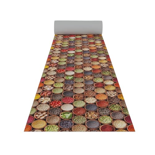 Italian Bed Linen Läufer, hergestellt in Italien, mit Digitaldruck, Spicy, 50 x 150 cm von Italian Bed Linen