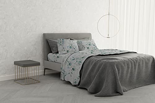 Italian Bed Linen MB Home Basic “Dafne” Bettwäsche-Set, Ivy, Doppelbett von Italian Bed Linen