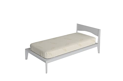 Italian Bed Linen MB Home Italy, Matratze Abdeckung, Polyester + Copper, Kupfer, Einzelne 90x200 cm von Italian Bed Linen