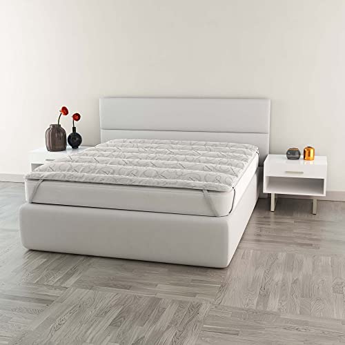 Italian Bed Linen MB Home Italy, Topper, Cashmere, Dopplete 160x195 cm von Italian Bed Linen