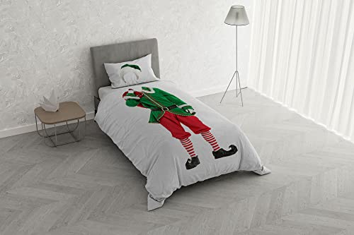 Italian Bed Linen MB Home Italy Bettwäsche-Set mit Digitaldruck Kids, Elfo, Einzelbett von Italian Bed Linen